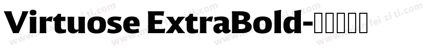 Virtuose ExtraBold字体转换